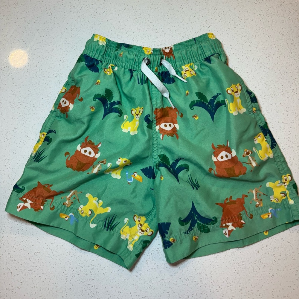 Hanna Andersson Lion King swim trunks size 4